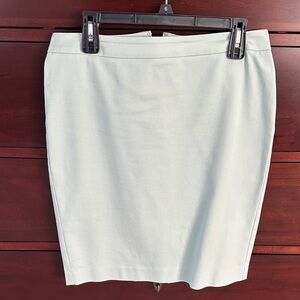 CAbi Soft Green Pencil Skirt